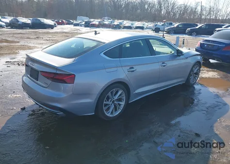 2021 Audi A5 Sportback Premium Plus 40 Tfsi Quattro S Tronic z USA, uszkodzony, nr VIN WAUCBCF57MA041444